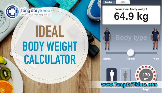 tinh can nang ly luong IBW calculator Ideal Body Weight calculator